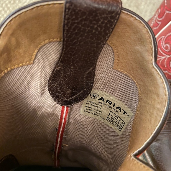 Ariat - Square Toe Cowgirl Boots - Picture 6 of 8